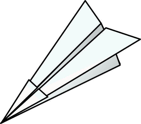 Toy Paper Plane Clip Art At Clker - Paper Airplane No Background - Free Transparent PNG Clipart Images Download. - Transparent PNG Free Download | PNGio