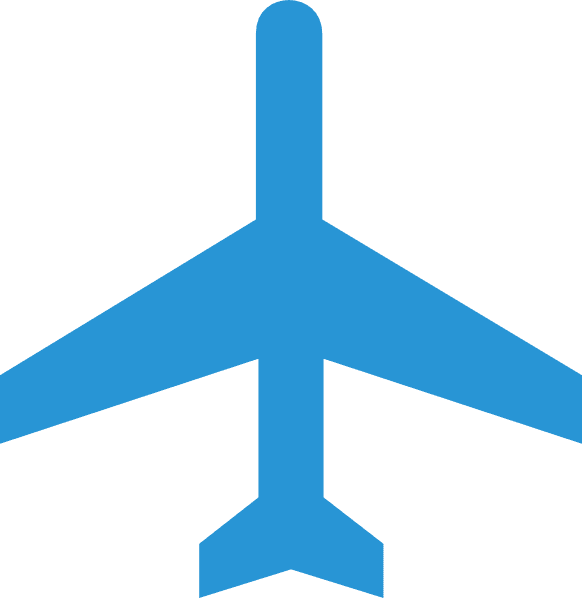 Airplane Clipart Blue - Free Transparent PNG Clipart Images Download. - Transparent PNG Free Download | PNGio