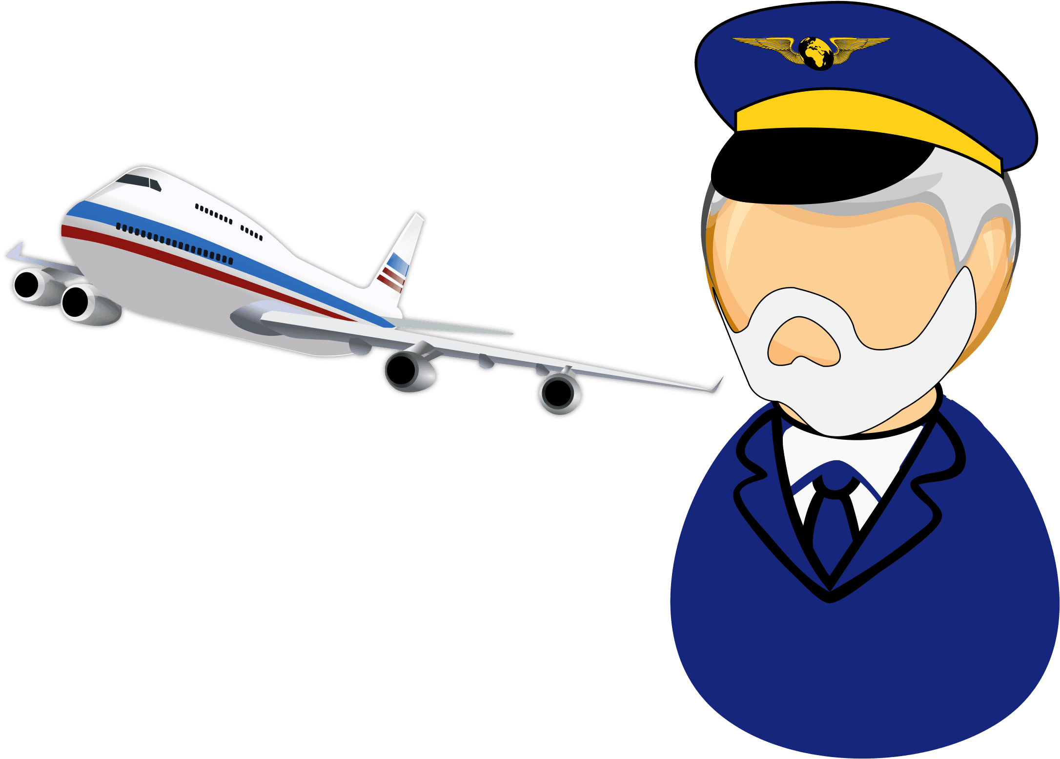 Clipart - Airplane Pilot Pilots Clip Art - Free Transparent PNG Clipart Images Download. - Transparent PNG Free Download | PNGio