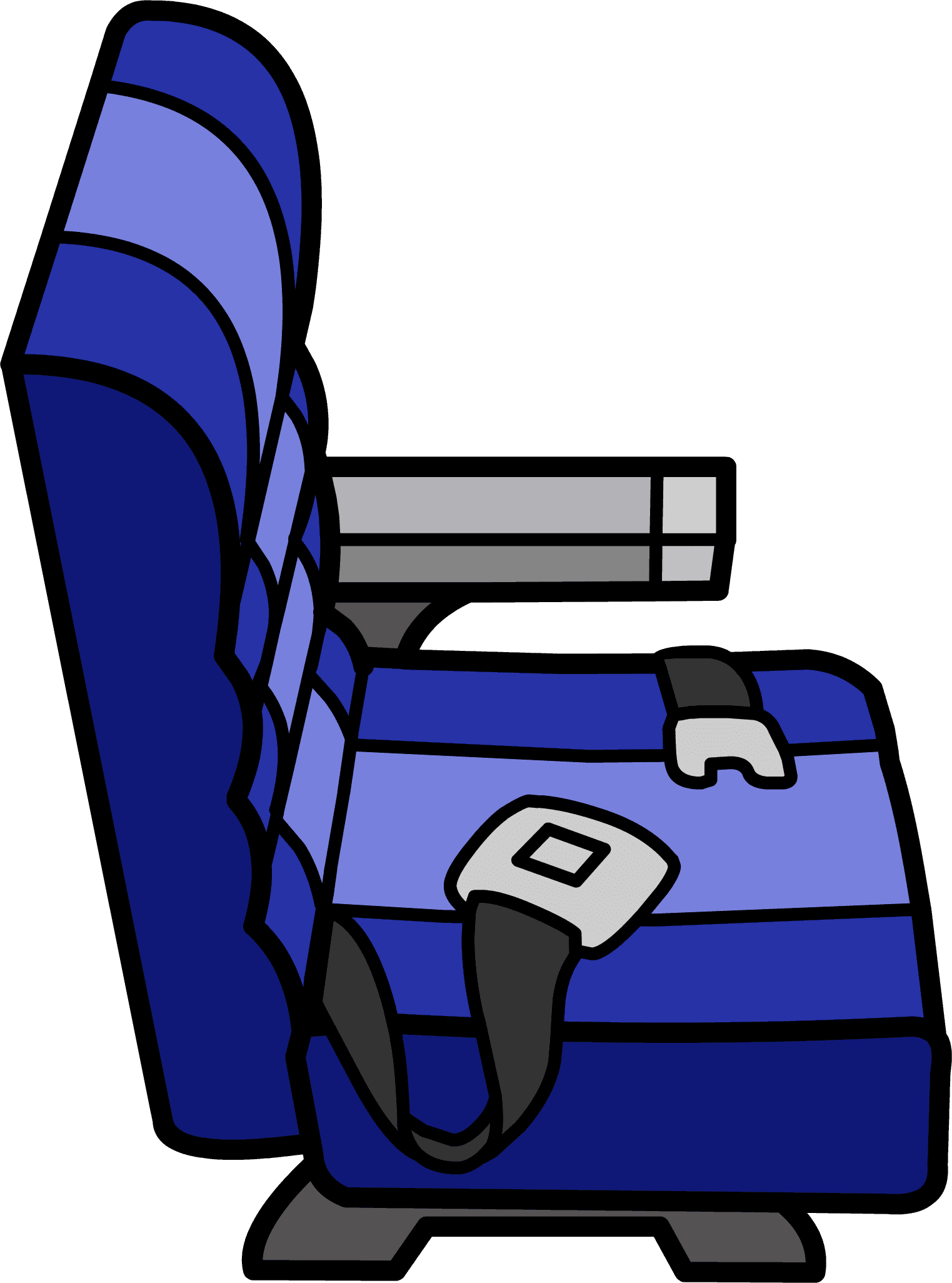 Airplane Seats Clipart - Airplane Seat Club Penguin - Free Transparent PNG Clipart Images Download. - Transparent PNG Free Download | PNGio