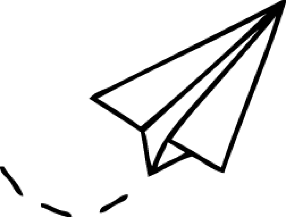 Draw A Paper Airplane - Free Transparent PNG Clipart Images Download. - Transparent PNG Free Download | PNGio