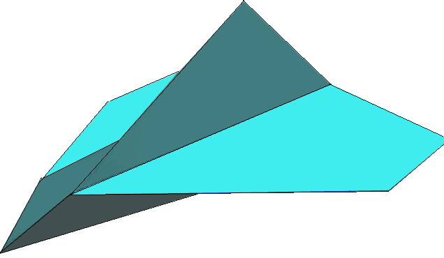 Simple Paper Airplane - Hammerhead Paper Airplane - Free Transparent PNG Clipart Images Download. - Transparent PNG Free Download | PNGio