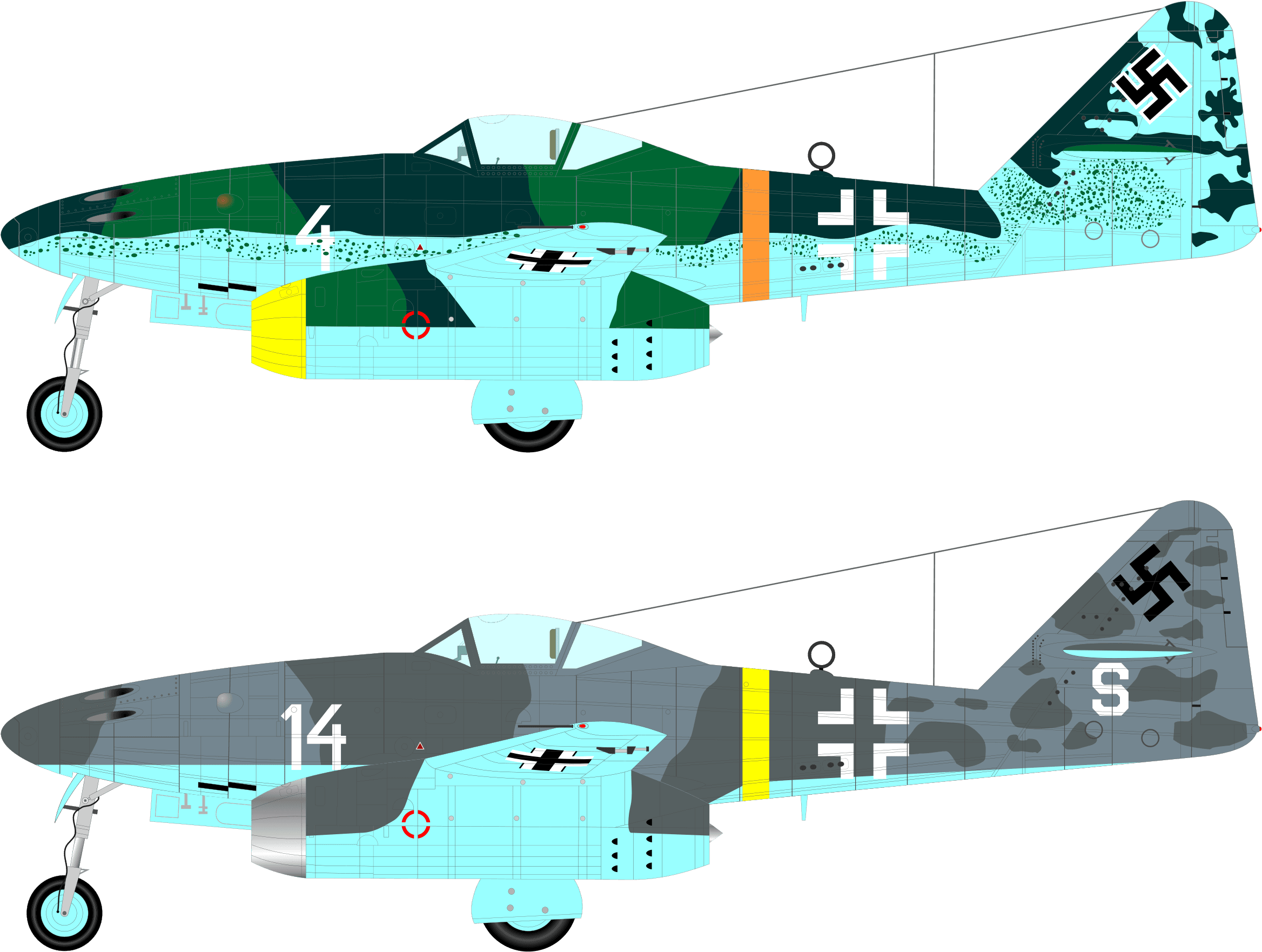 Messerschmitt Me 262 - History Of Jets Airplane - Free Transparent PNG Clipart Images Download. - Transparent PNG Free Download | PNGio