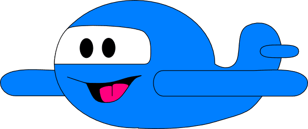 How To Set Use Happy Blue Airplane Svg Vector - Cartoon Airplane - Free Transparent PNG Clipart Images Download. - Transparent PNG Free Download | PNGio