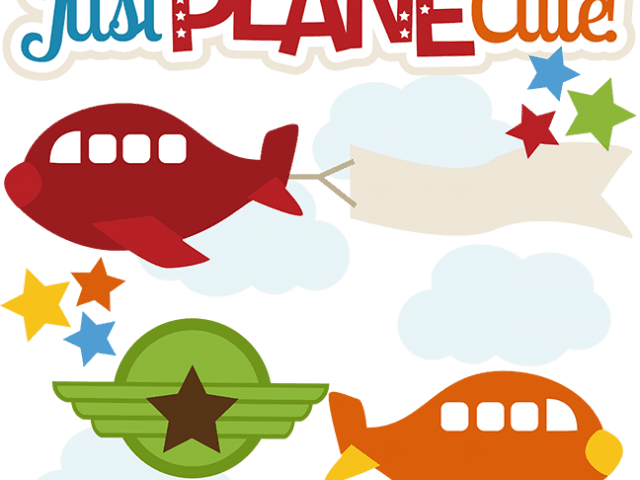 Airplane Clipart Scrapbook - Cute Airplane Clipart - Free Transparent PNG Clipart Images Download. - Transparent PNG Free Download | PNGio