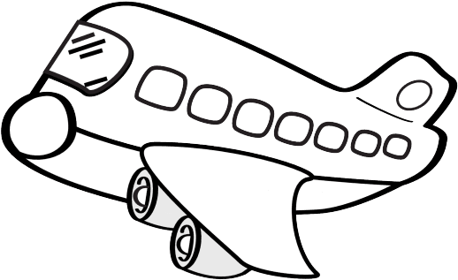Flight Clipart Black And White - Airplane Clipart Black And White - Free Transparent PNG Clipart Images Download. - Transparent PNG Free Download | PNGio