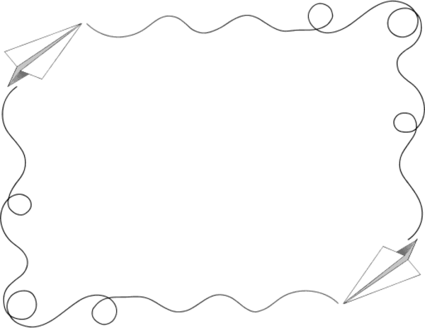 Download Airplane Page Border Clipart Airplane Borders - Paper Airplane Page Border - Free Transparent PNG Clipart Images Download. - Transparent PNG Free Download | PNGio
