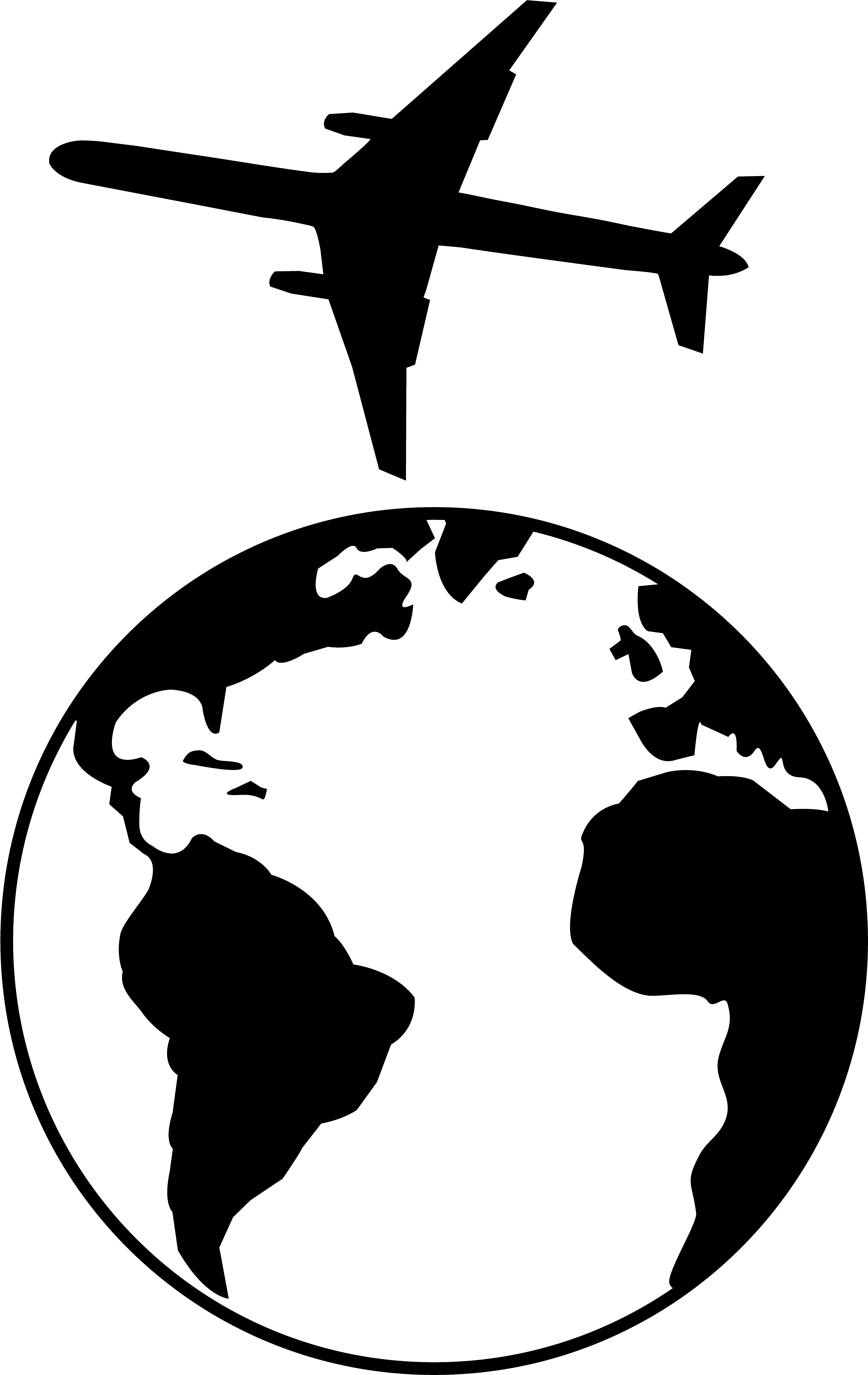 Airplane Clipart Black And White Free Images - Women's Voices For The Earth - Free Transparent PNG Clipart Images Download. - Transparent PNG Free Download | PNGio