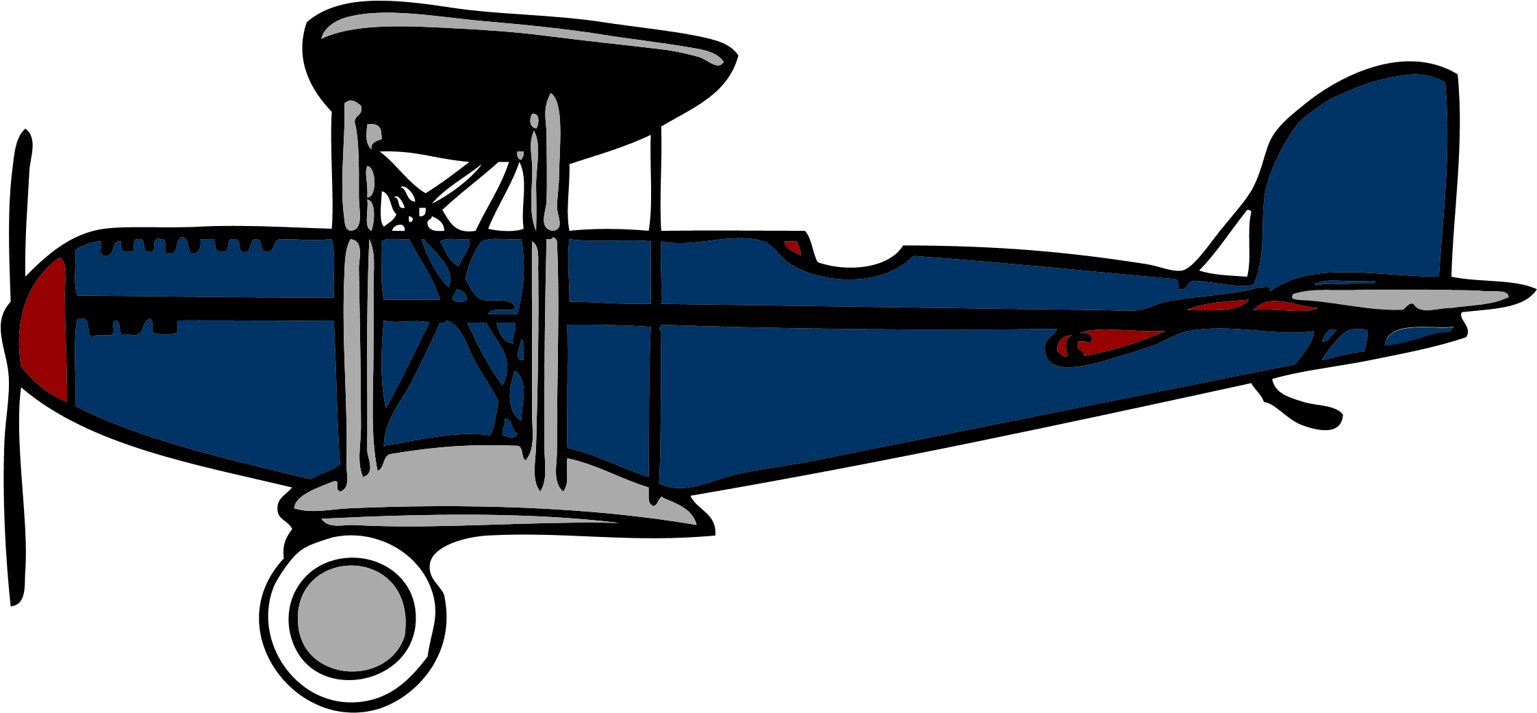 Airplane Clipart Clip Art Library - Biplane Clipart - Free Transparent PNG Clipart Images Download. - Transparent PNG Free Download | PNGio