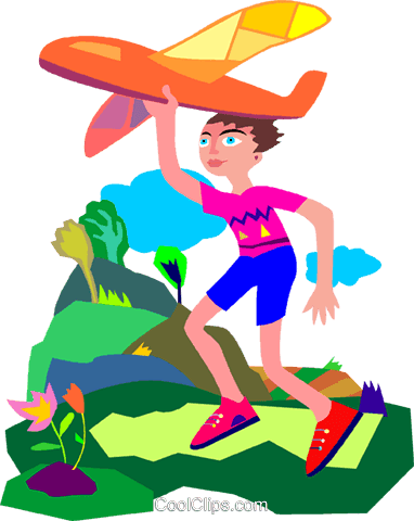 Flying Toy Airplane Royalty Free Vector Clip Art Illustration - Cartoon - Free Transparent PNG Clipart Images Download. - Transparent PNG Free Download | PNGio