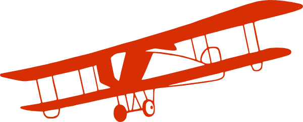 Red Airplane Clipart - Fly About // Clear Stamps Pack (10cm X 18cm ) Flonz - Free Transparent PNG Clipart Images Download. - Transparent PNG Free Download | PNGio