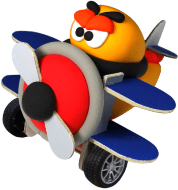Airplane - Jumping Clay - Air Dry Clay - Diy Modelling Clay Kit - Free Transparent PNG Clipart Images Download. - Transparent PNG Free Download | PNGio