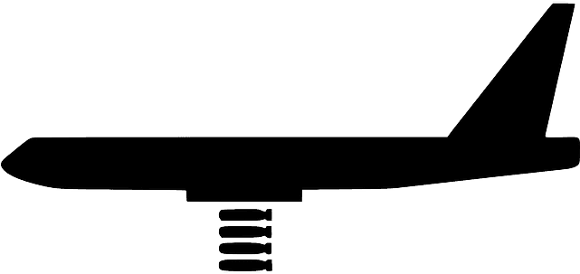 Transportation War, Silhouette, Cartoon, Airplane, - Plane Dropping Bombs Clipart - Free Transparent PNG Clipart Images Download. - Transparent PNG Free Download | PNGio