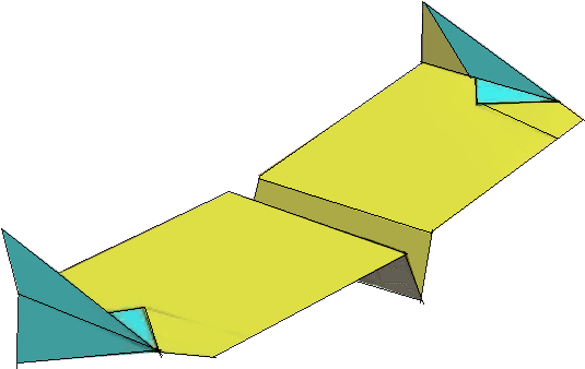 Simple Paper Airplane Flying Wing - Flying Wing Paper Plane - Free Transparent PNG Clipart Images Download. - Transparent PNG Free Download | PNGio