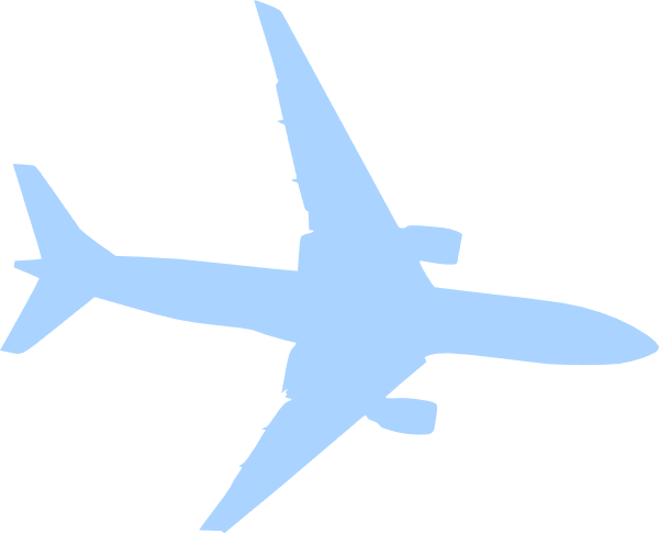 Airplane Blue Clip Art At Clker - Plane In The Sky - Free Transparent PNG Clipart Images Download. - Transparent PNG Free Download | PNGio