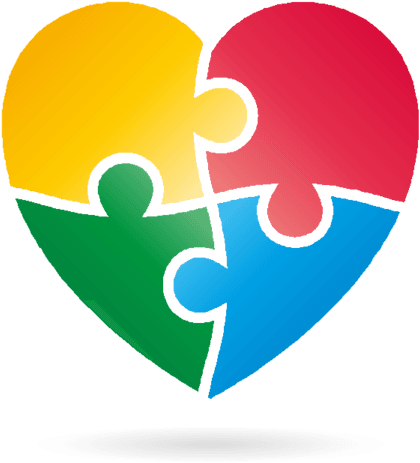 Taking An Airplane Ride Can Be An Overwhelming Experience - Autism Heart - Free Transparent PNG Clipart Images Download. - Transparent PNG Free Download | PNGio