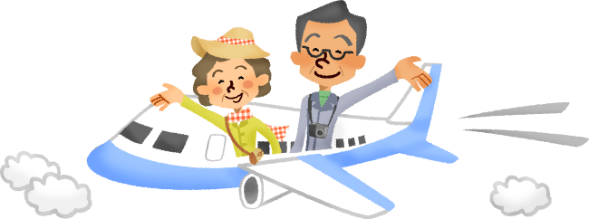Senior Couple Traveling By Airplane - Women Traveler Cartoon Png - Free Transparent PNG Clipart Images Download. - Transparent PNG Free Download | PNGio