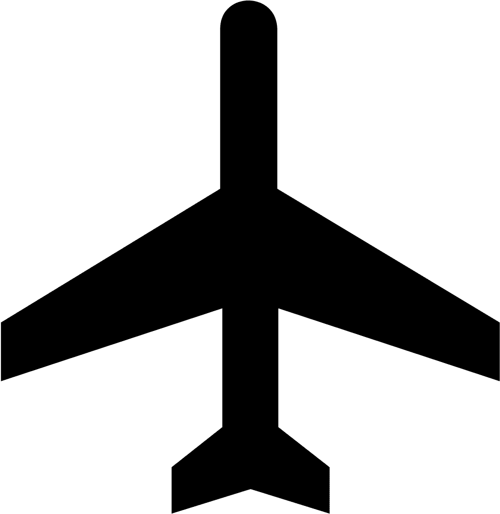 Airplane Silhouette Clipart - Air Transportation Symbol - Free Transparent PNG Clipart Images Download. - Transparent PNG Free Download | PNGio