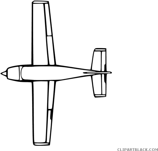 Airplane Outline Transportation Free Black White Clipart - Technical Drawing - Free Transparent PNG Clipart Images Download. - Transparent PNG Free Download | PNGio