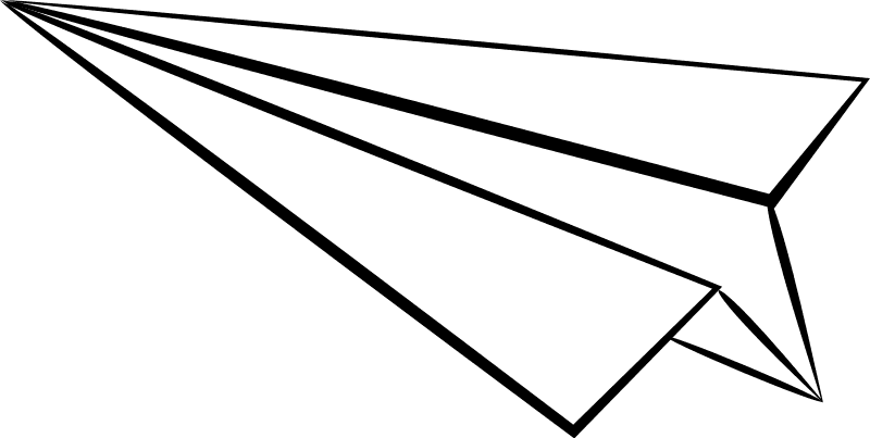 Paper Airplane Clipart Item - Paper Plane - Free Transparent PNG Clipart Images Download. - Transparent PNG Free Download | PNGio