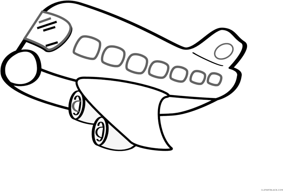 Airplane Clipart Outline 5 Clip Art - Airplane Clipart Outline 5 Clip Art - Free Transparent PNG Clipart Images Download. - Transparent PNG Free Download | PNGio