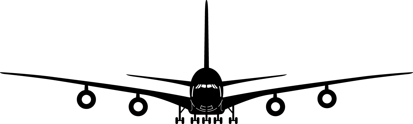 Logo Clipart Airplane Free Clip Art Stock Illustrations - Aeroplane Front View Clipart - Free Transparent PNG Clipart Images Download. - Transparent PNG Free Download | PNGio