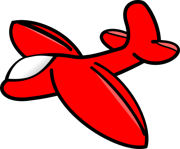 Red Airplane Clip Art Transparent PNG - 600x496 - Free Download on - Transparent PNG Free Download | PNGio