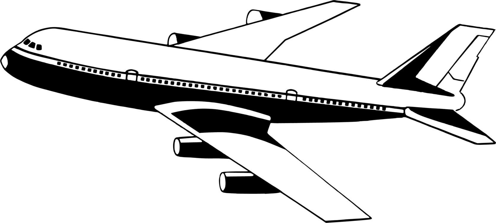 Airplane Jet Aircraft Aviation Download - Aeroplane Images Clip Art Transparent PNG - 1670x750 - Free Download on - Transparent PNG Free Download | PNGio