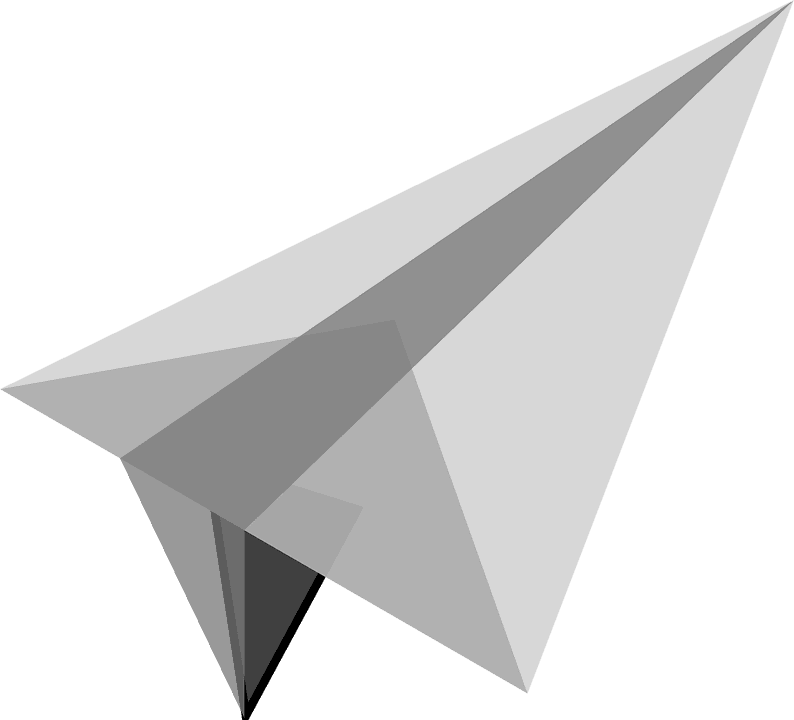 White Paper Plane Png Image - Origami Of Aeroplane Transparent, Png Download - Transparent PNG Free Download | PNGio