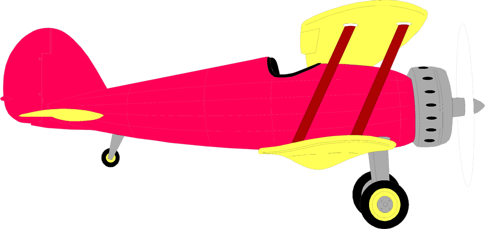 Transparent Aeroplane Clipart - Bi Plane Clip Art, HD Png Download - Transparent PNG Free Download | PNGio