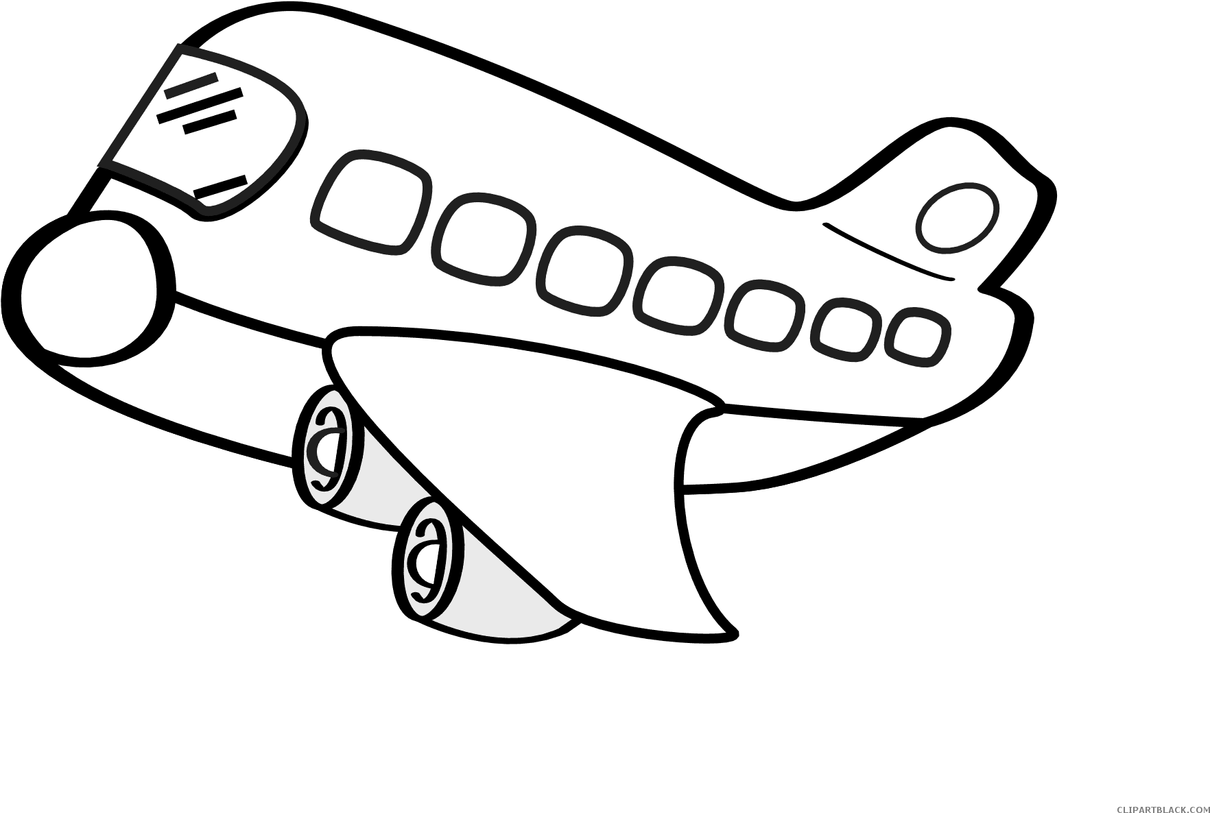 19 Airplane Picture Black And White Outline Huge Freebie - Transparent Background Aeroplane Clipart, HD Png Download - Transparent PNG Free Download | PNGio