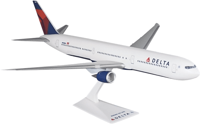 Delta 767-400 1/200 Scale Model - Model Aircraft, HD Png Download - Transparent PNG Free Download | PNGio