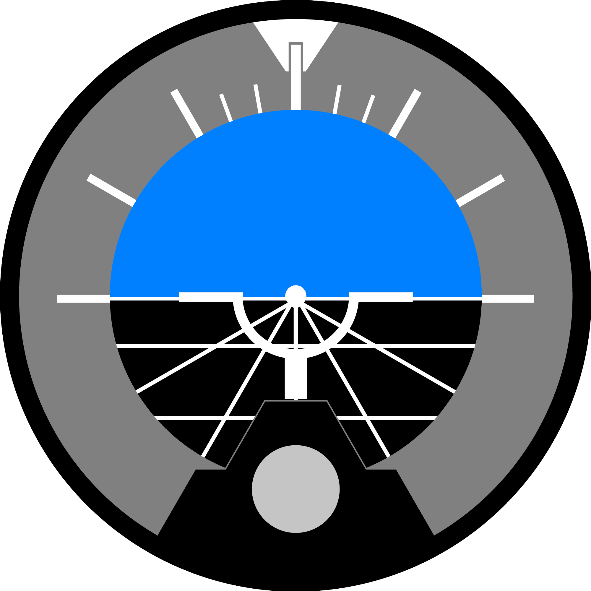 Airplane Attitude Indicator Clipart , Png Download - Attitude Indicator Icon, Transparent - Transparent PNG Free Download | PNGio