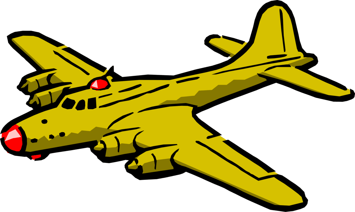 Vector Illustration Of Boeing B 17 Flying Fortress - Flying Fortress Clip Art, HD Png Download - Transparent PNG Free Download | PNGio