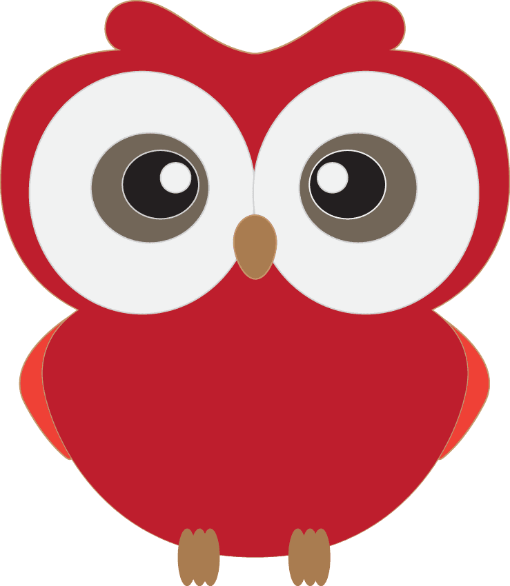 Owls On Owl Clip Art Owl And Cartoon Owls 3 Clipartcow - Cute Owl Clipart Red - Free Transparent PNG Clipart Images Download. - Transparent PNG Free Download | PNGio
