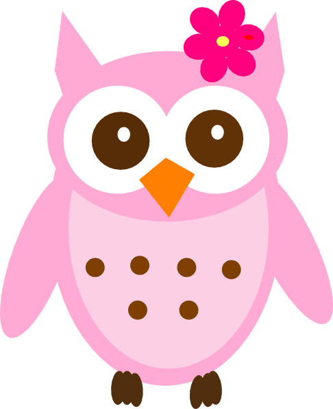 Pink Baby Owl Clip Art At Clker - Clip Art Baby Owl - Free Transparent PNG Clipart Images Download. - Transparent PNG Free Download | PNGio