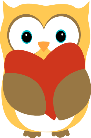 Owl Clip Art Owl Images - Owl Holding A Heart - Free Transparent PNG Clipart Images Download. - Transparent PNG Free Download | PNGio