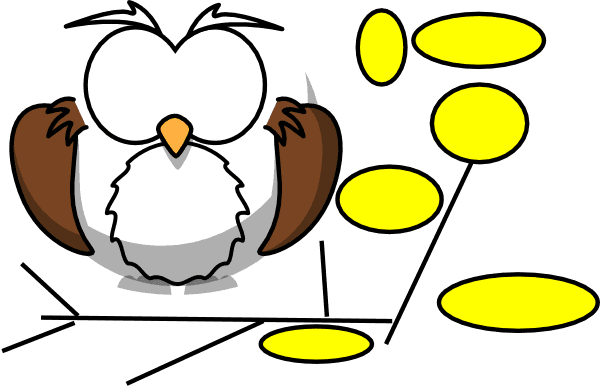 Uhu Clip Art At Clker - Cartoon Black And White Owl - Free Transparent PNG Clipart Images Download. - Transparent PNG Free Download | PNGio