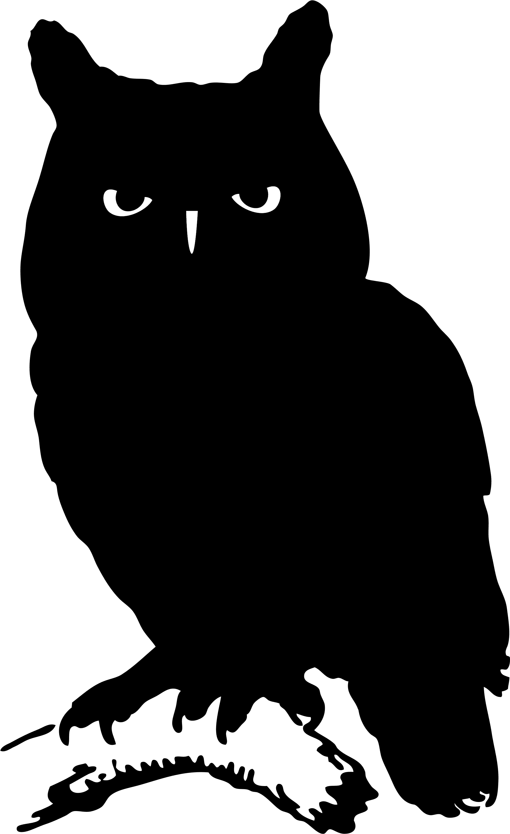 Open - Eastern Screech Owl Silhouette - Free Transparent PNG Clipart Images Download. - Transparent PNG Free Download | PNGio