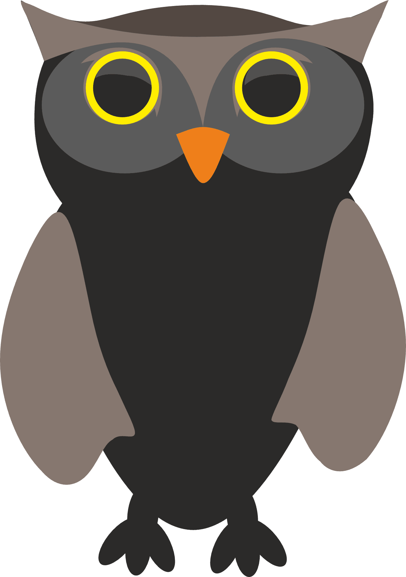 File - Sowa-356553 - Brown Owl - Tote Bags - Free Transparent PNG Clipart Images Download. - Transparent PNG Free Download | PNGio