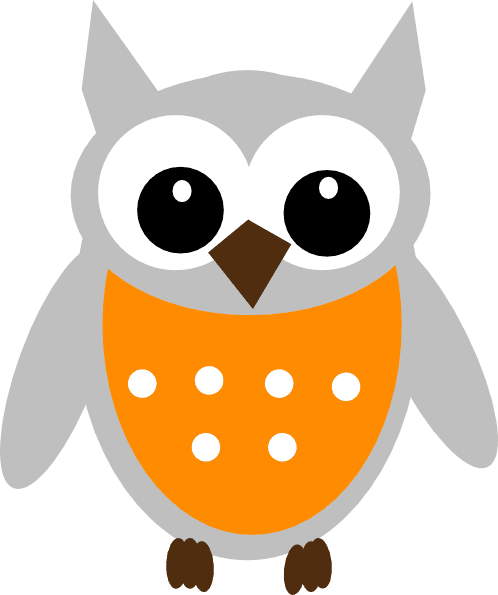 Hoot Clipart Orange Owl - Baby Owl Clip Art - Free Transparent PNG Clipart Images Download. - Transparent PNG Free Download | PNGio