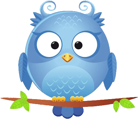 Corujinha Azul 06 - Cute Owl Vector - Free Transparent PNG Clipart Images Download. - Transparent PNG Free Download | PNGio