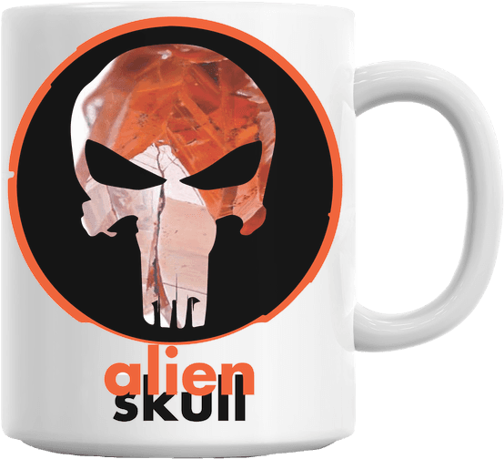 The Punisher Alien Skull Coffee Mug - Styleart Evil Owl Illustration Mug - Free Transparent PNG Clipart Images Download. - Transparent PNG Free Download | PNGio