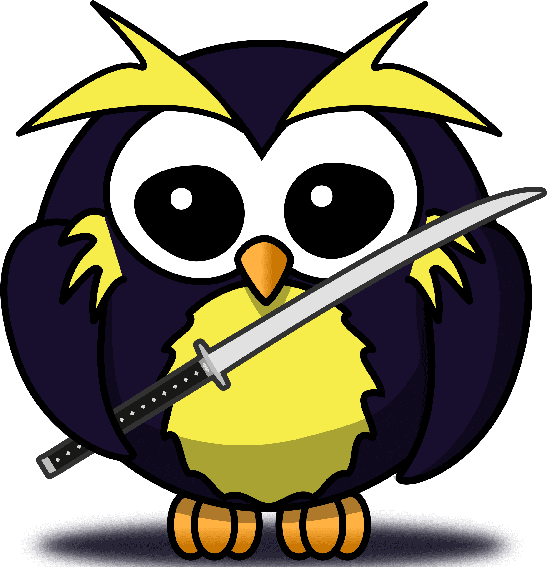 Big Image - Cartoon Owl Shower Curtain - Free Transparent PNG Clipart Images Download. - Transparent PNG Free Download | PNGio