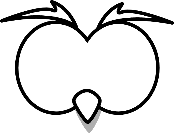 Owl Coloring Pages - Free Transparent PNG Clipart Images Download. - Transparent PNG Free Download | PNGio