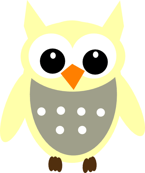 Yellow Gray Owl Clip Art - Grey And Yellow Owl - Free Transparent PNG Clipart Images Download. - Transparent PNG Free Download | PNGio