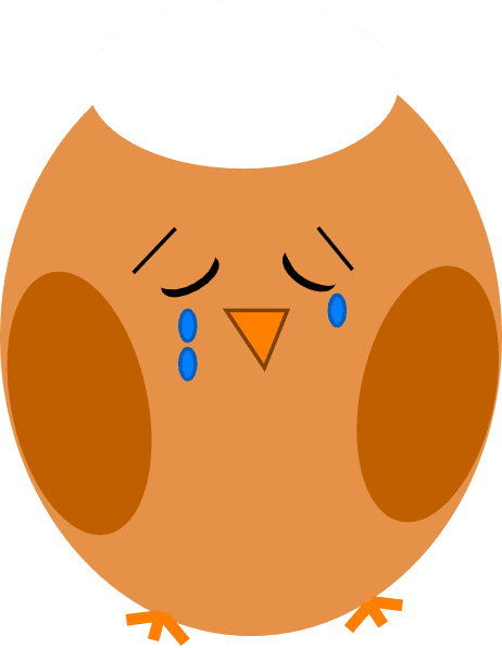 Sad Brown 2 Svg Clip Arts 462 X 596 Px - Owl - Free Transparent PNG Clipart Images Download. - Transparent PNG Free Download | PNGio