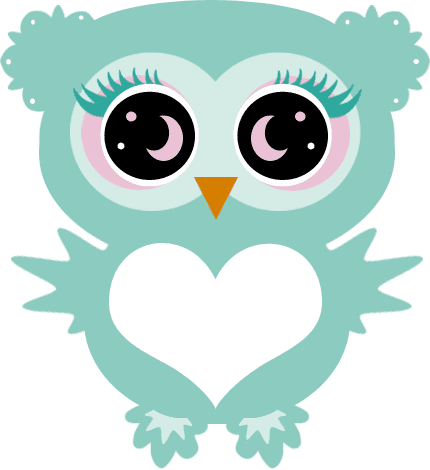 Turquoise Chic Owl Clip Art At Clker - Teal Owl Clipart - Free Transparent PNG Clipart Images Download. - Transparent PNG Free Download | PNGio