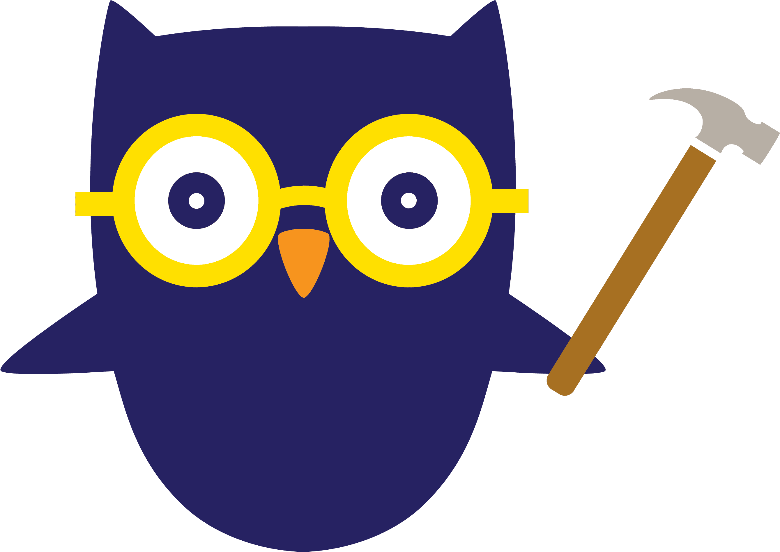 Owl Hammer - Owl - Free Transparent PNG Clipart Images Download. - Transparent PNG Free Download | PNGio