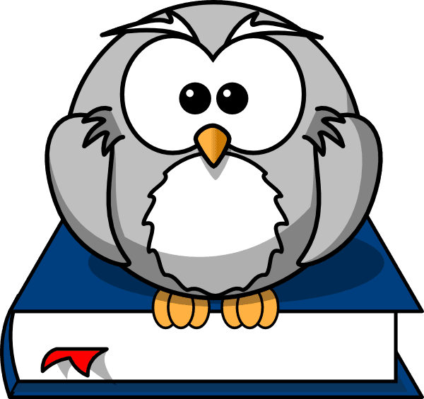 Greyowl Clip Art At Clker - Cartoon Black And White Owl - Free Transparent PNG Clipart Images Download. - Transparent PNG Free Download | PNGio